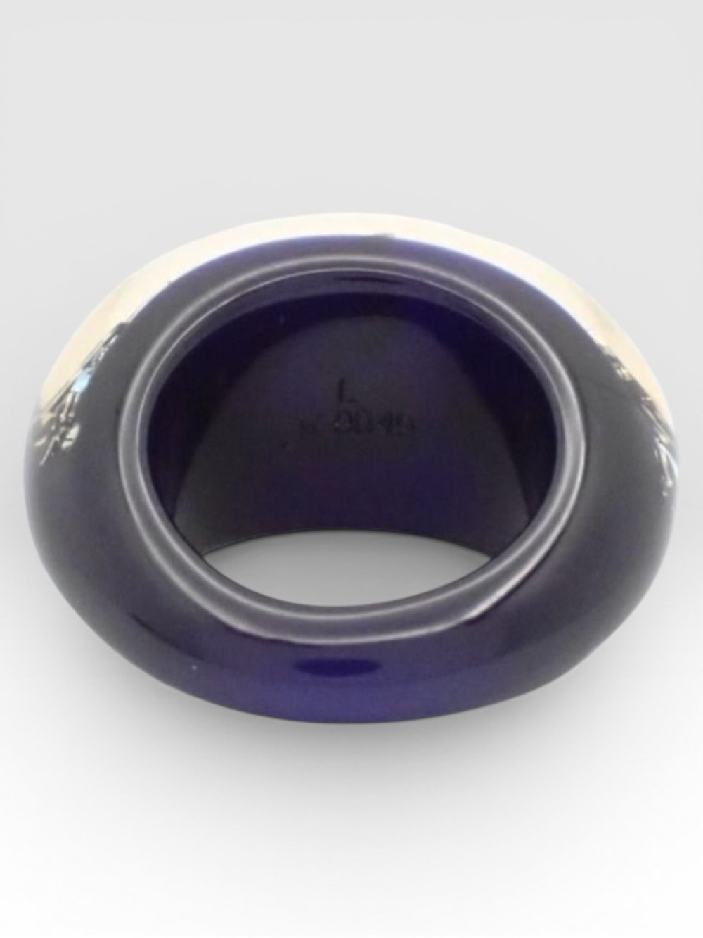 💙 Louis Vuitton Inclusion Resin Dome Ring – Blue/black 💙 - Picture 5 of 9